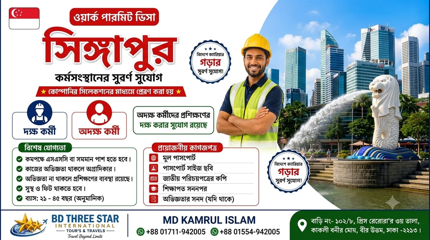 Singapur Work Permit Visa